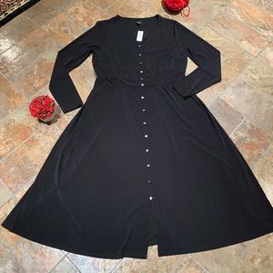 Talbots Black Dress NWT